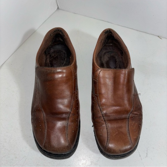 Dr. Scholl’s MaryAnne women’s brown leather slip on loafers in size 7.5 - Picture 8 of 14